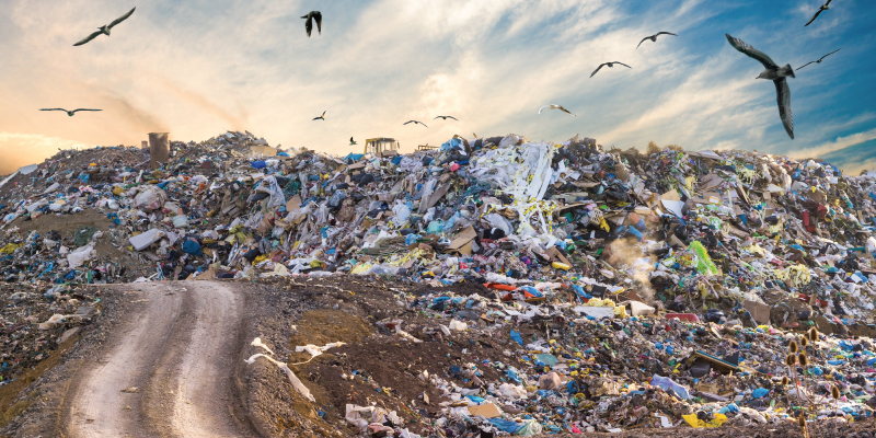 landfill path for vehicles