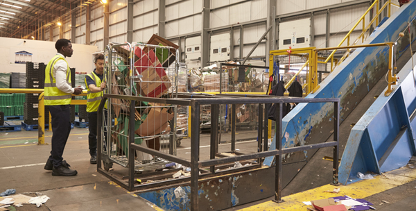 Machines separating recyclables