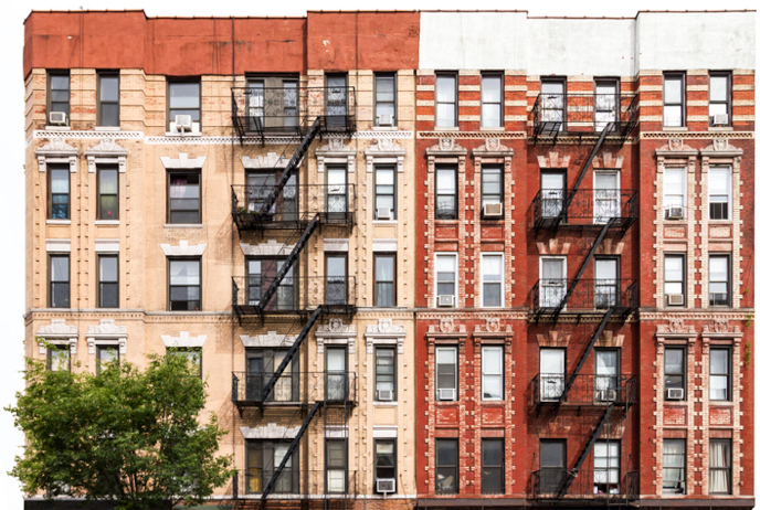 Apartment building in New York City