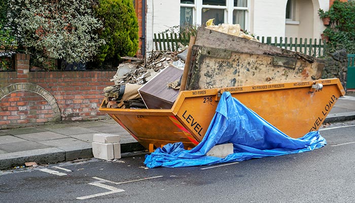 follow dumpster weight and height restrictions